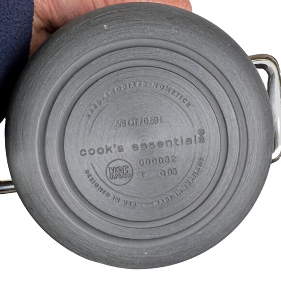 Cook’s Essentials Mini-Pot Set of 4 - Hard Anodized with Handles - Picture 5 of 8
